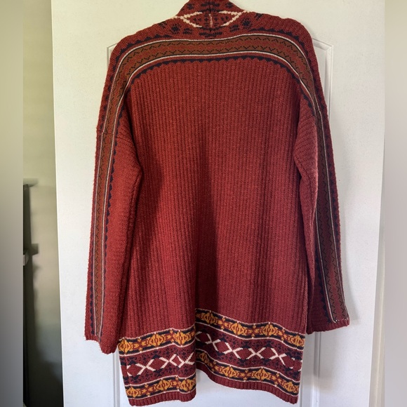 Lucky Brand Aztec Print Cardigan - Picture 4 of 5